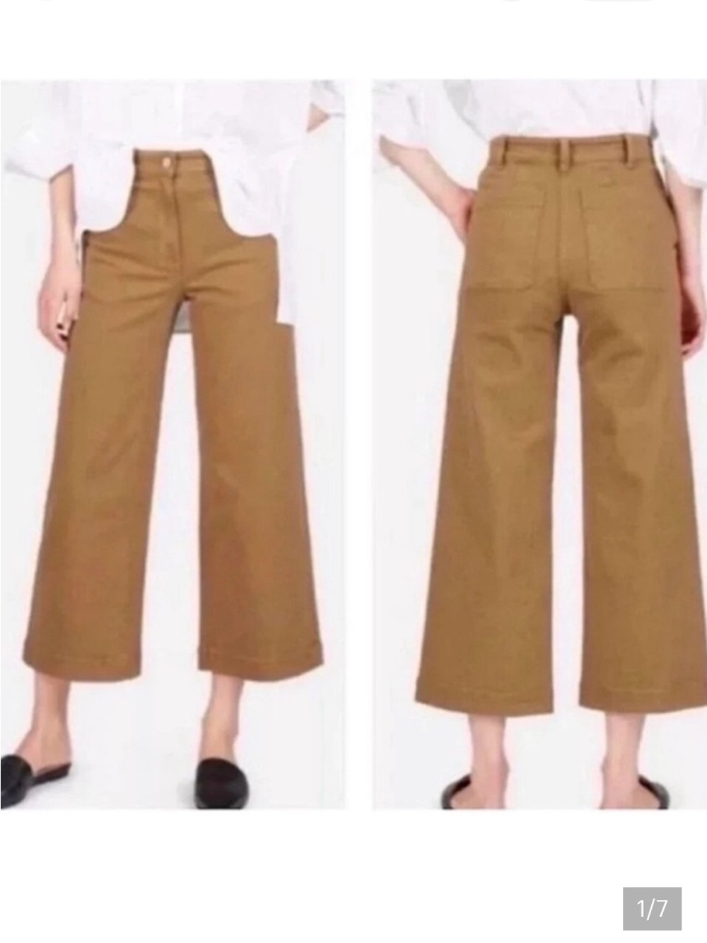 Everlane High Rise Wide Leg pant